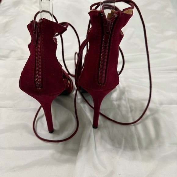 💙3/$20 Women’s maroon, high heels, gladiator style size 8 - Picture 7 of 10